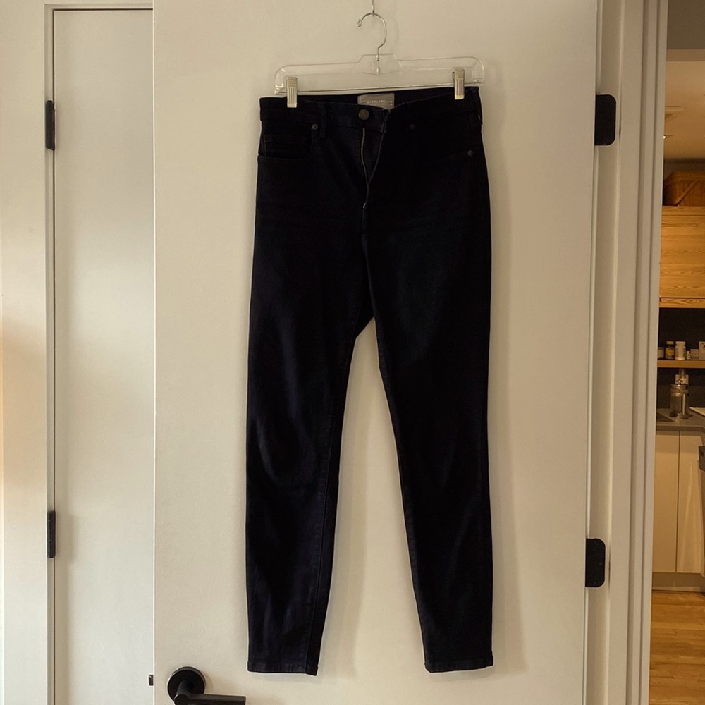 Everlane “the high rise skinny Jean”, size 29 reg, black